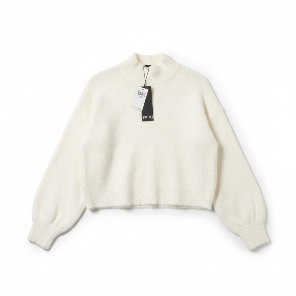Truth Cream Turtleneck Sweater